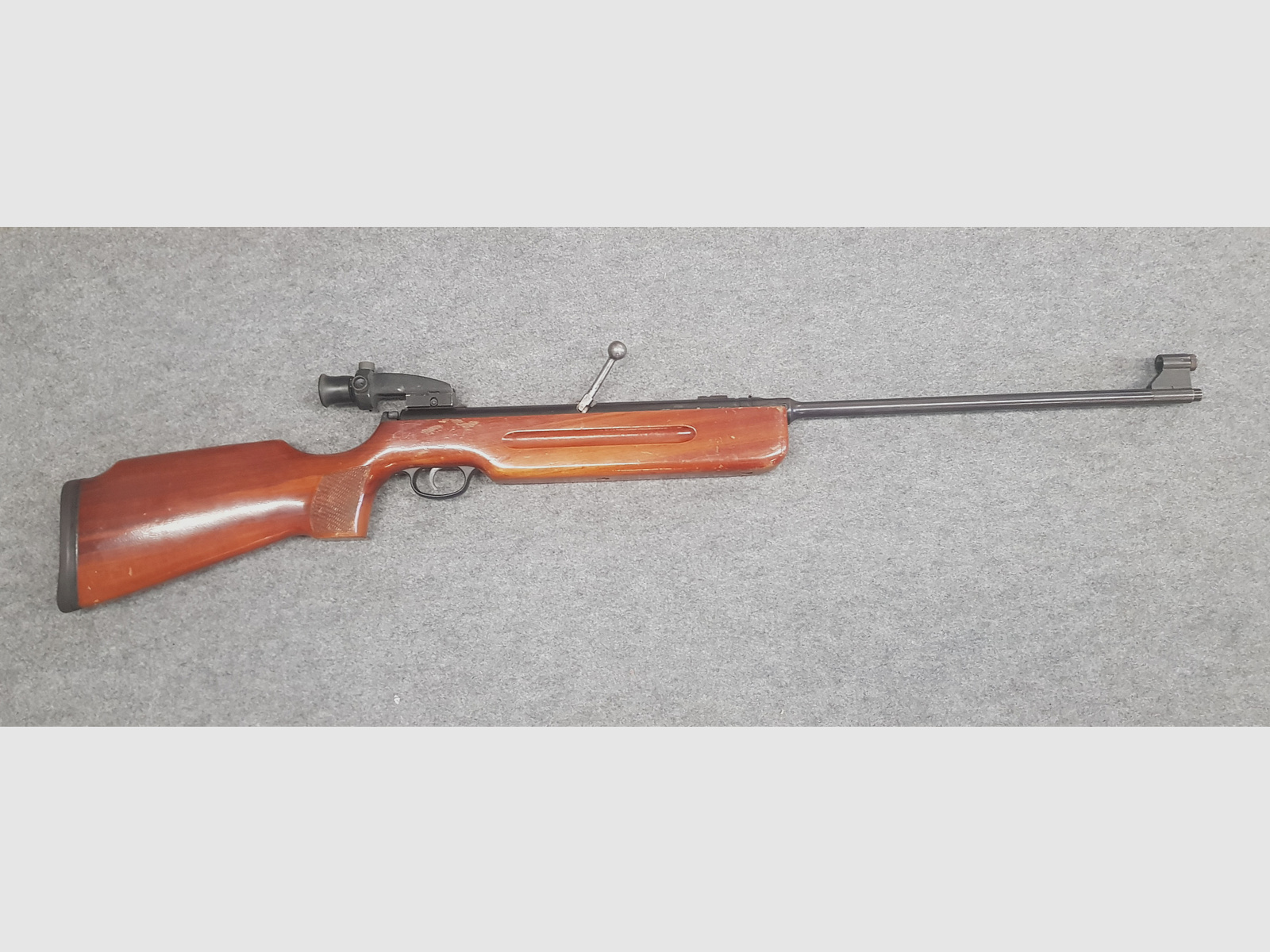 Q1 Schräger Korntunnel Halter Haenel Mod. 311  mit Feinabzug und Diopter Durchlader cal. 4,5mm Diabolo