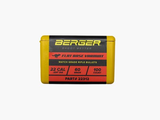 BERGER BULLE C22 GR 60 FB VARMINT
