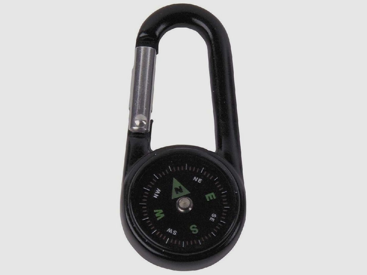 Kompass mit Karabiner