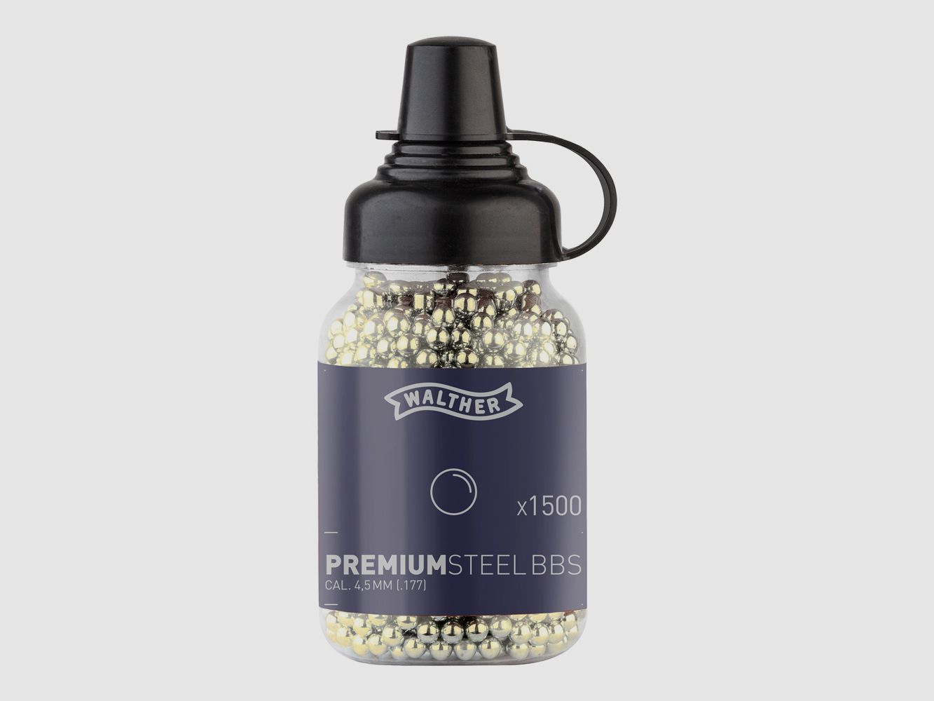 Walther BB Stahlrundkugeln 4,5mm 1500 Stk.
