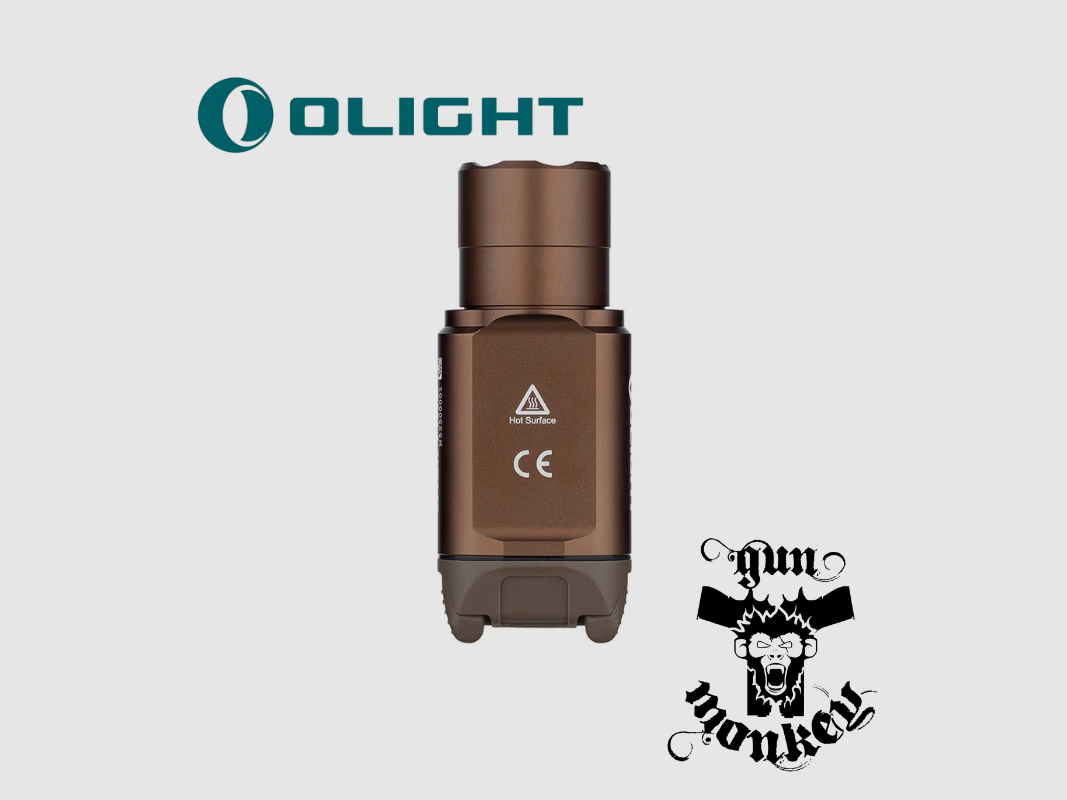 Linterna para arma Olight PL Turbo Valkyrie Desert Tan – 800 lúmenes, imagen 4 de 5