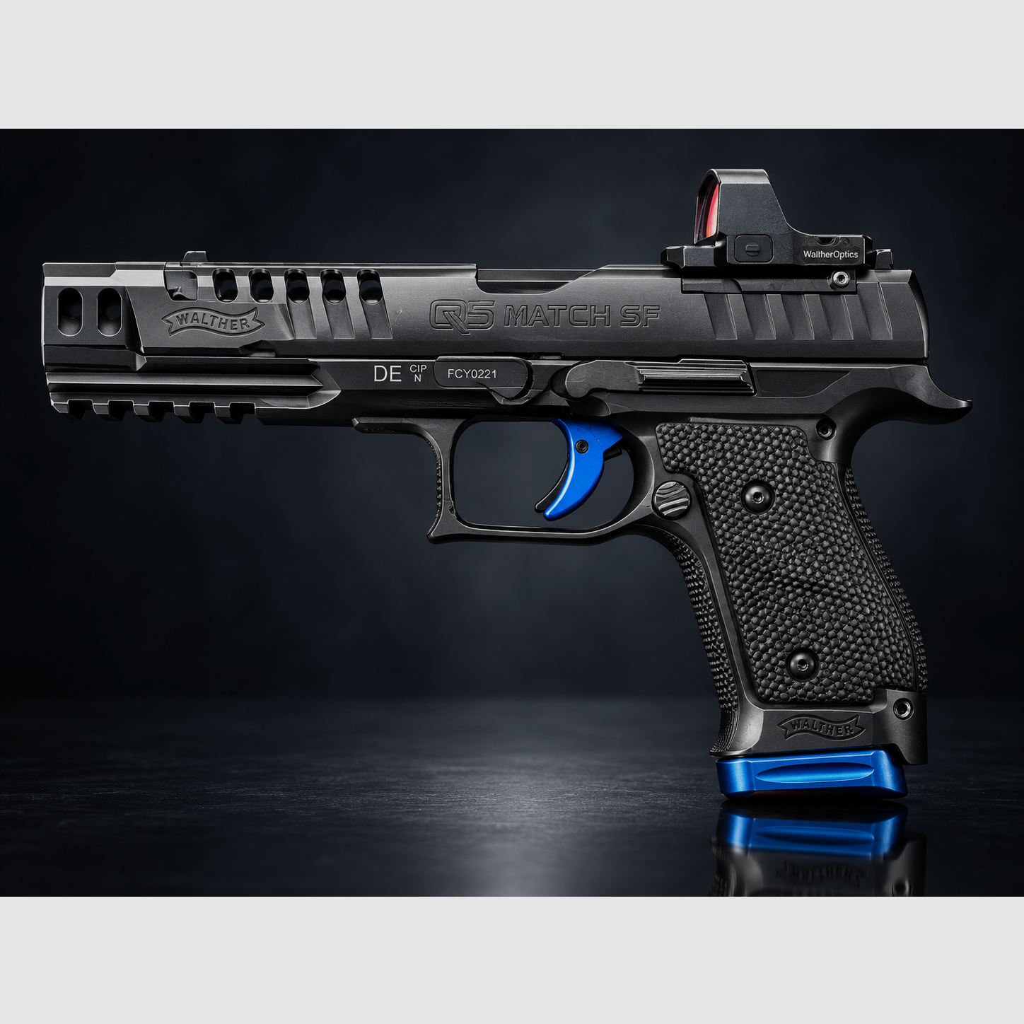Walther Q5 Match Steel Frame 9mm | Vector Optics Red Dot | Zubehörpaket, Bild 2 von 5