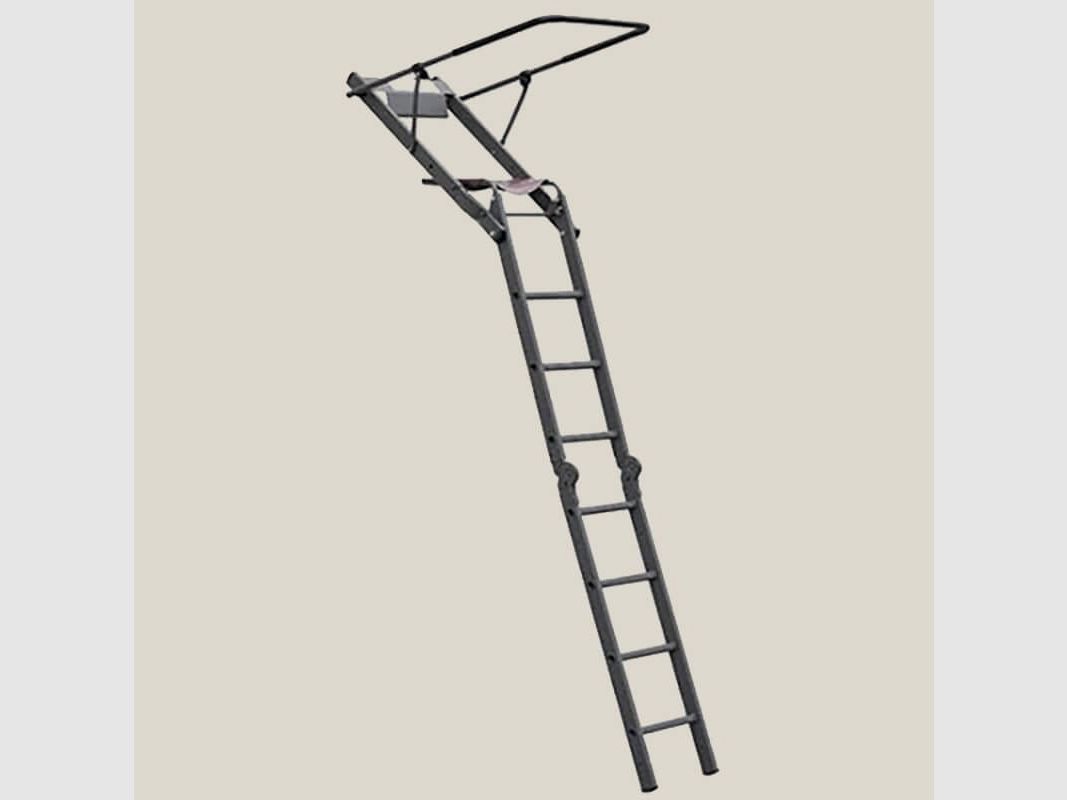 Klappbare Aluminium-Ansitzleiter 270 cm, Bild 2 von 3