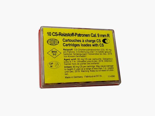CS-Gaspatronen 9mm R Wadie