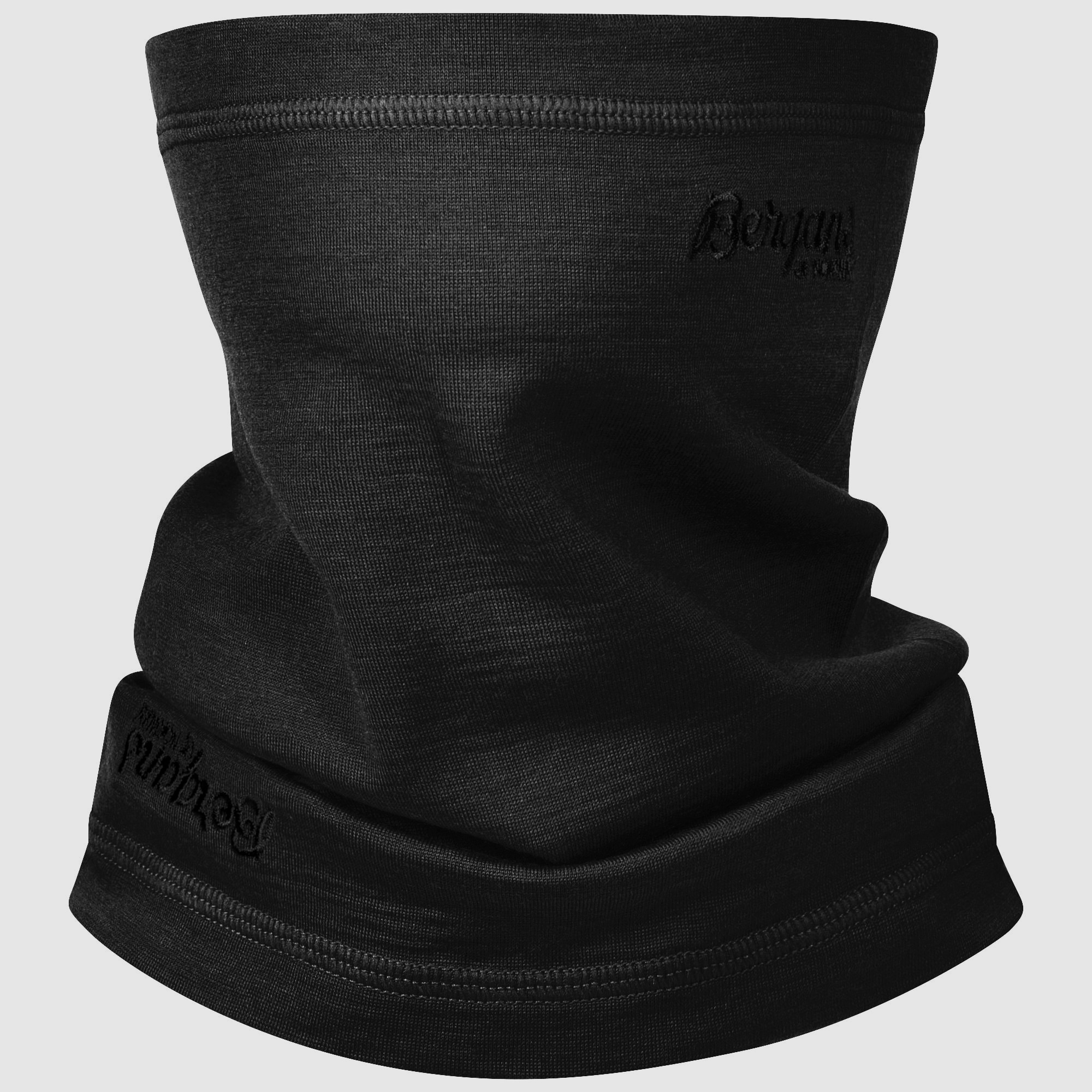 Bergans Bergans Wol Nekwarmer Zwart One Size