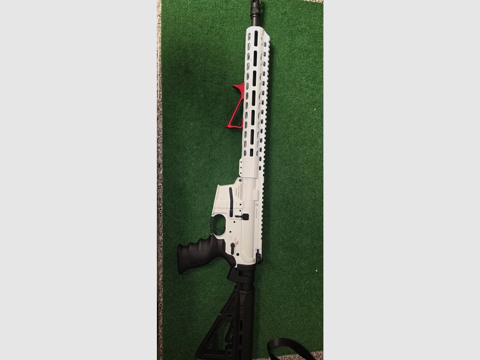 Schmeisser AR15-9 M4FL Weiß 14,5 Zoll