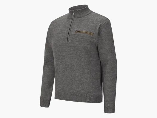 Verney Carron La Ligne Rocheval brauner Zip-Pullover
