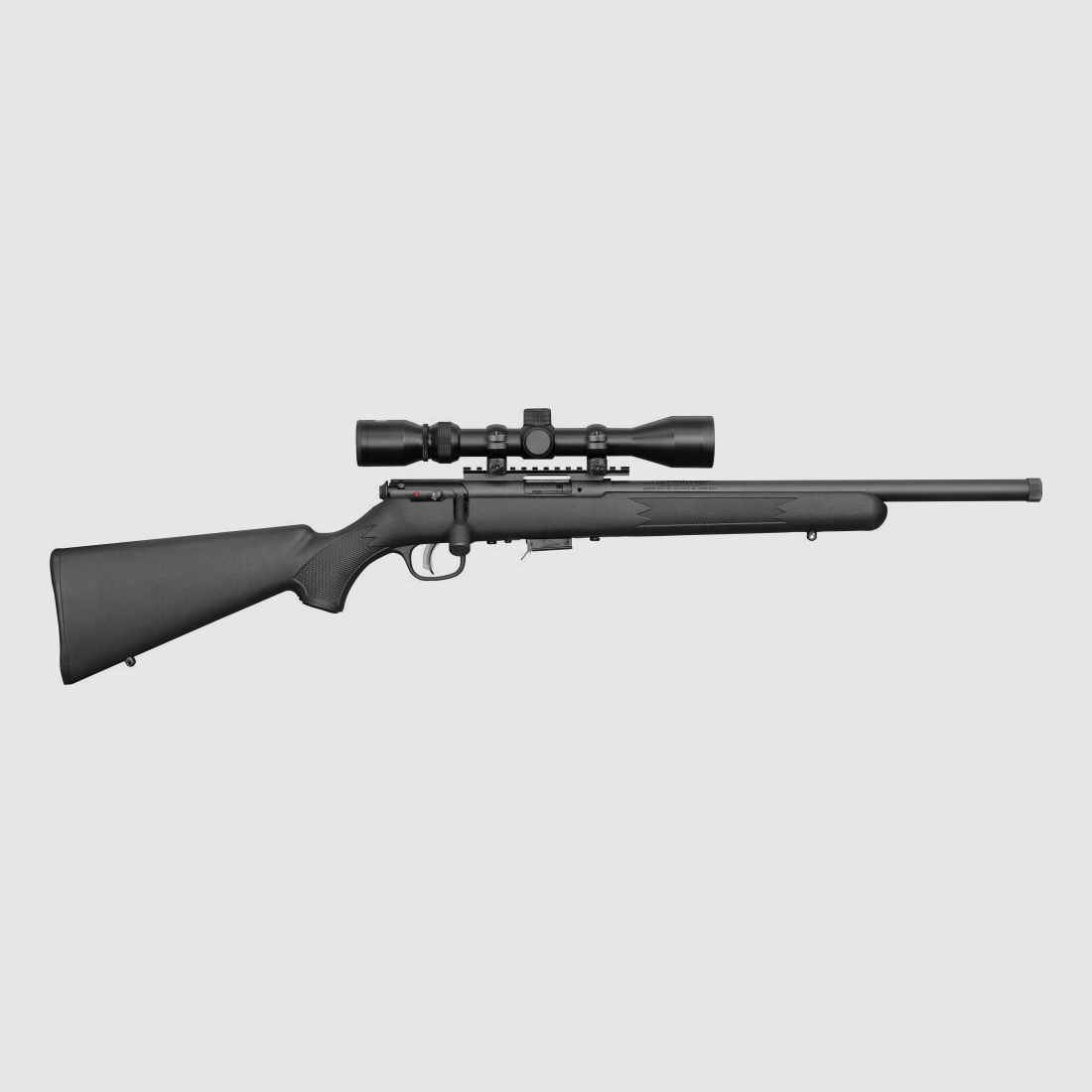 Savage 93R17 FVXP-SR .17 HMR 16,5"/42CM 1/2"-28 mit Zielfernrohr 3-9X40