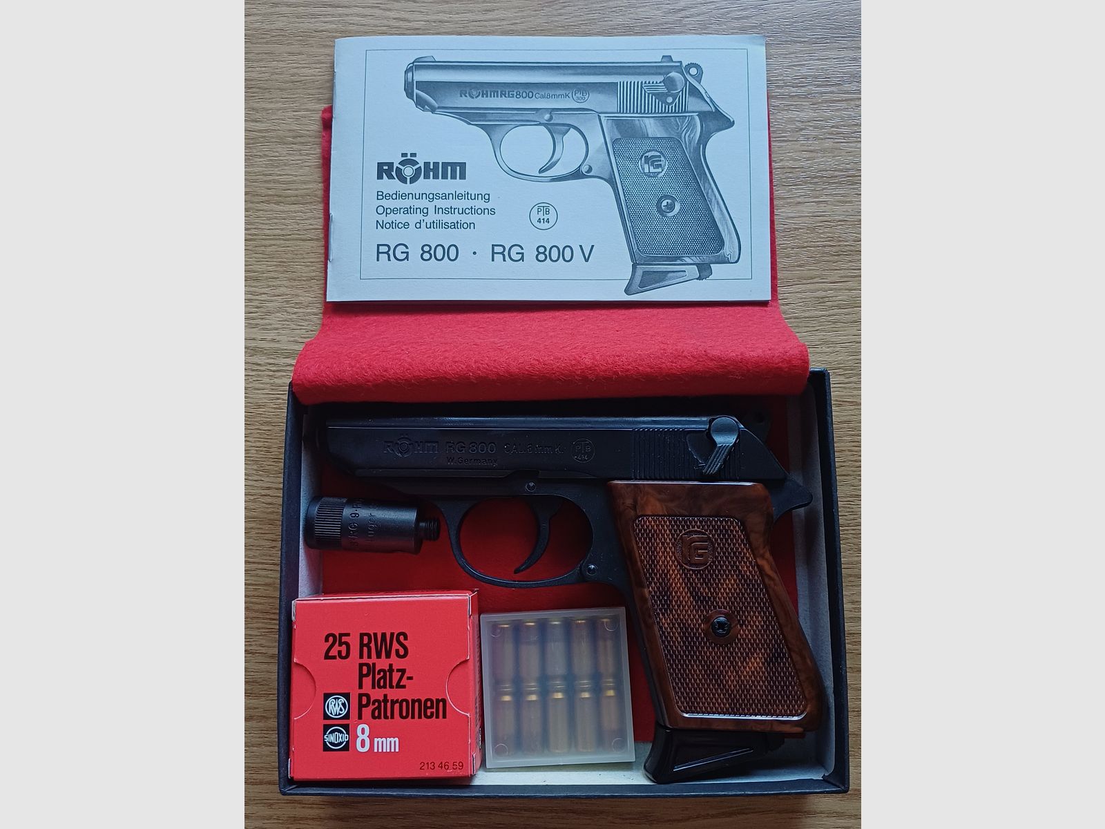 Röhm RG 800 Selbstladepistole 