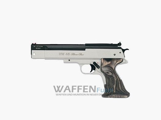 Pistolet à air comprimé HW 45 Silverstar Weihrauch calibre 4,5 mm Diabolo
