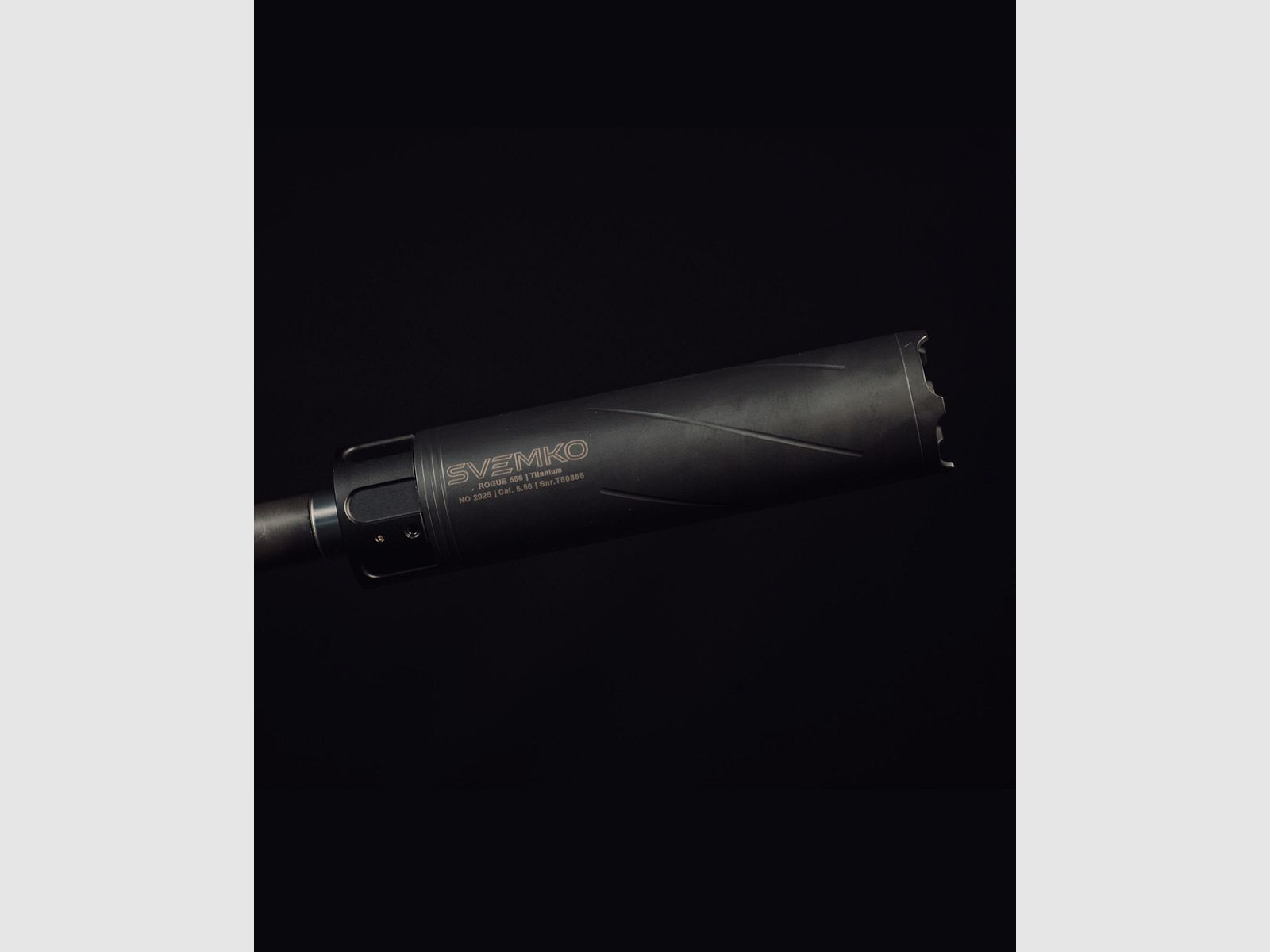 Titan-Schalldämpfer SVEMKO Rogue und Mündungsbremse Flash Hider Kal. 5.56 Gewinde 1/2×28, Bild 3 von 9
