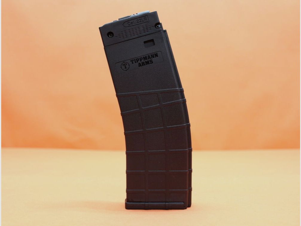 Tippmann	 Tippmann M4-22: Magazin Tippmann 25-Schuss .22lr Polymer schwarz (lange Ausführung)