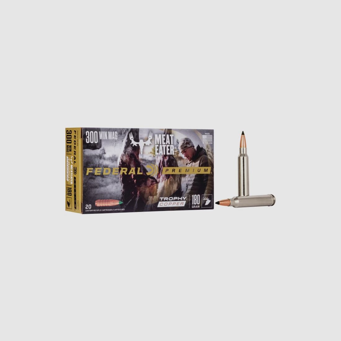 Federal Premium Trophy Copper .300 Win. Mag. 180GR 20 Patronen