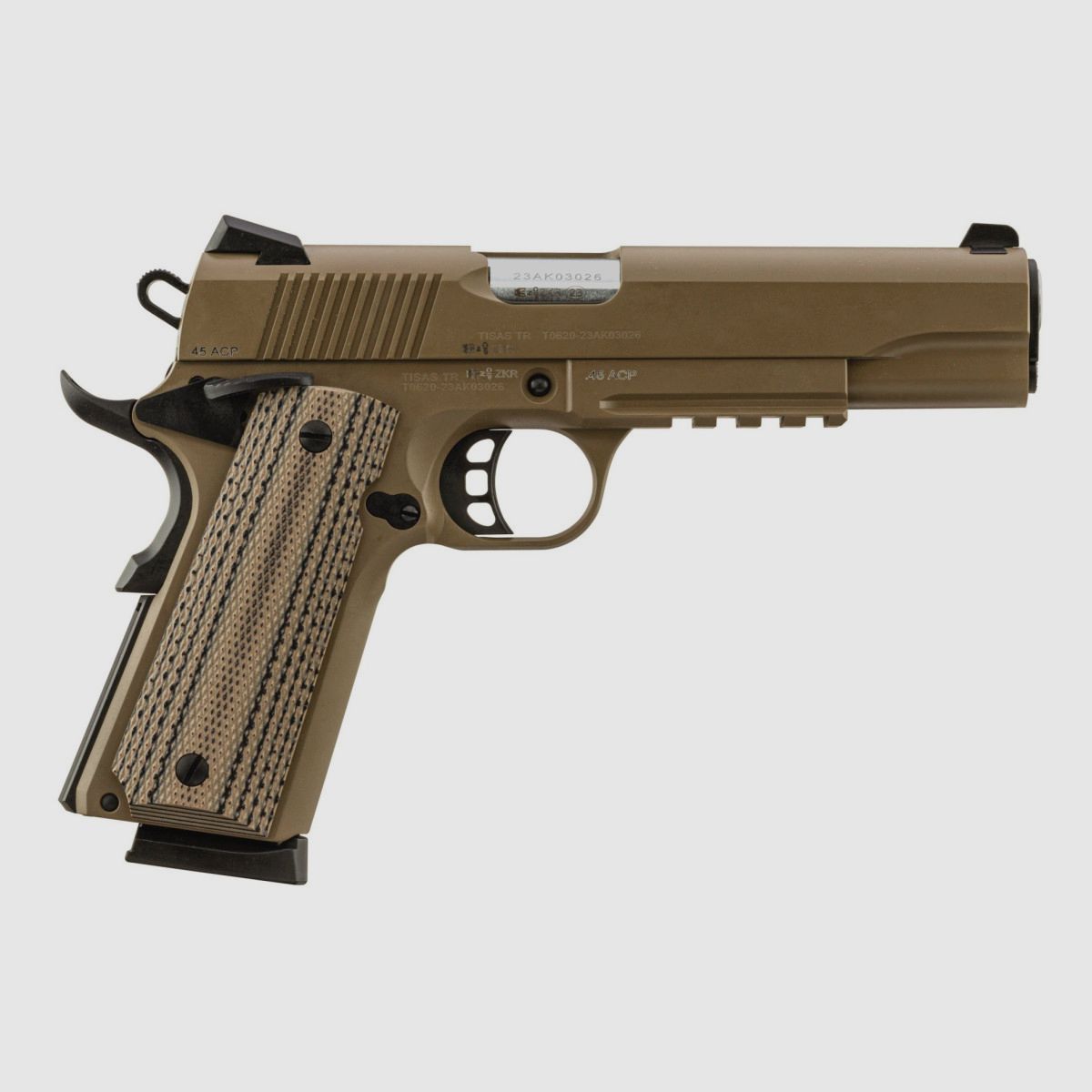 TISAS ZIG PC 1911 FDE .45 ACP 5 inches Pistol, image 1 of 8