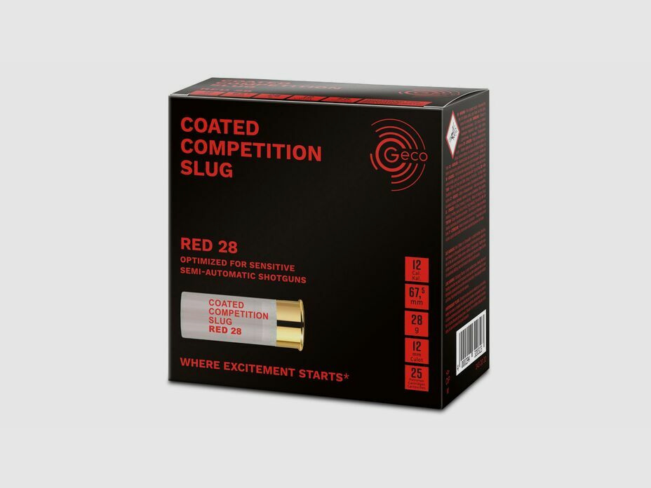 Geco Slugs Red 28 Coated Competition