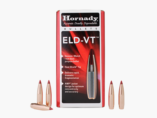 Hornady Geschoss 6.5mm .264 100gr ELD-VT (1-8″) (100)