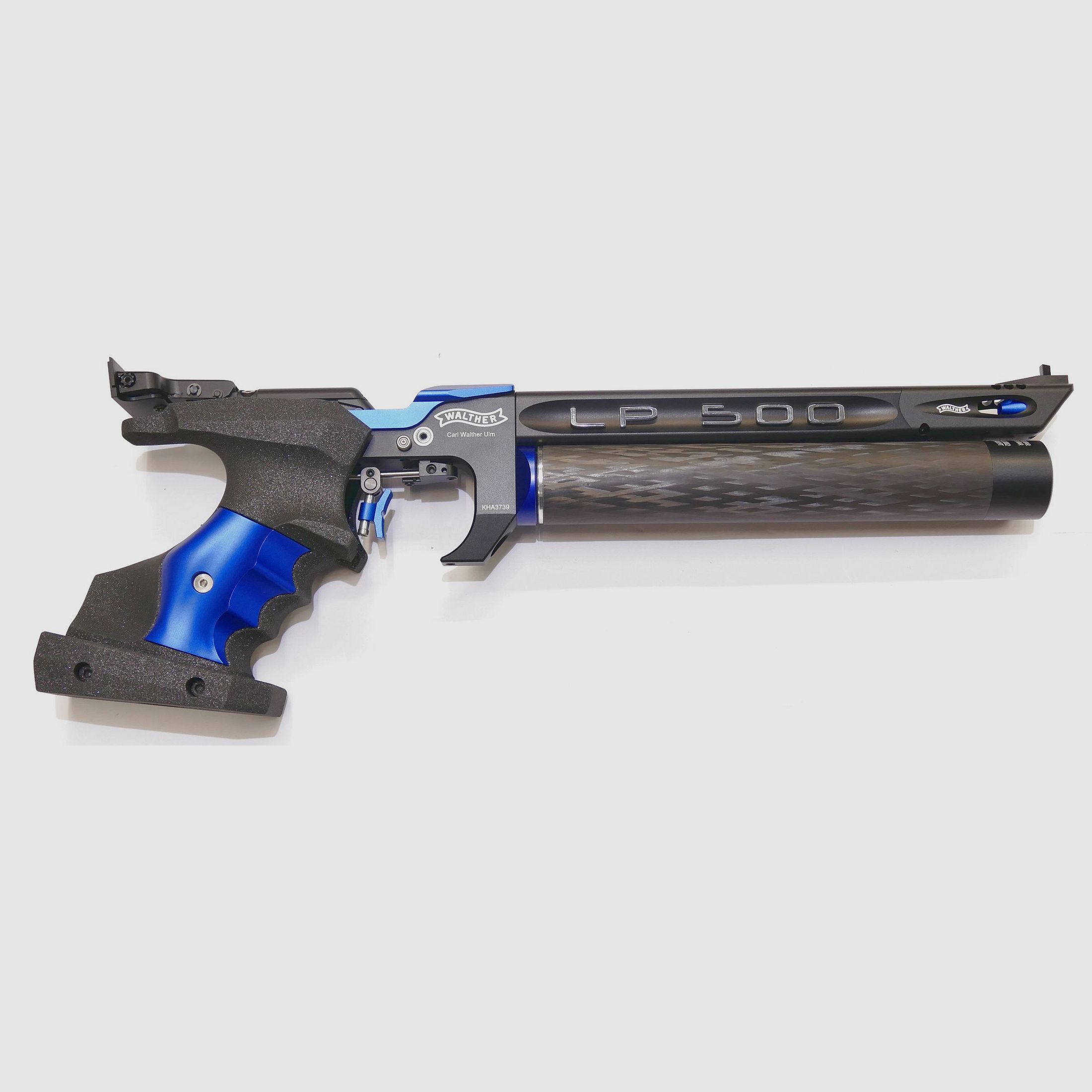 Carl-Walther LP500 Meister Walther Blau rechts Luftpistole Match
