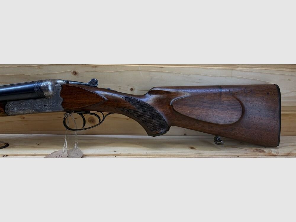 Fusil à double "Greifelt & Co." de Suhl, cal.: 12/70 12/70