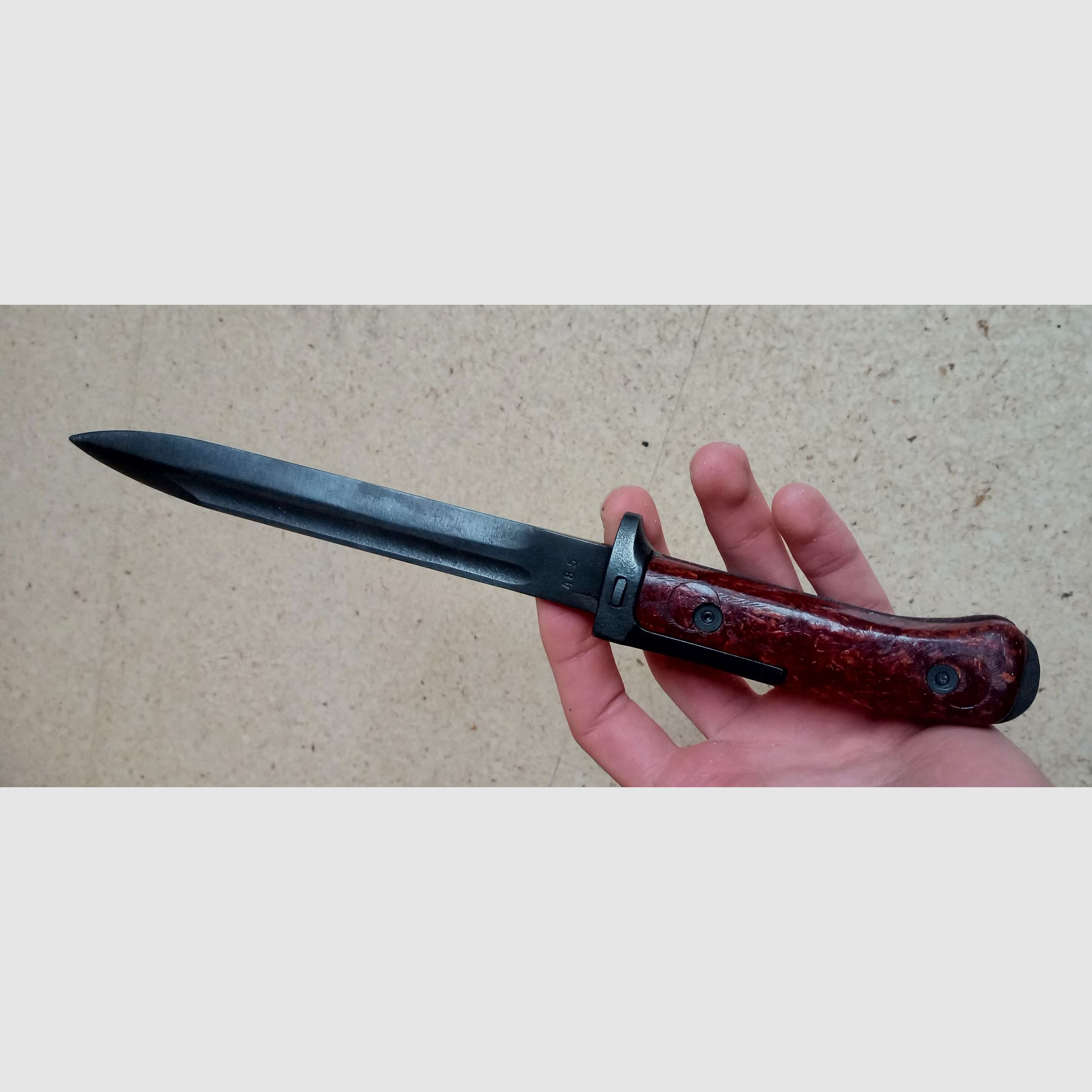 Submachine gun SA VZ.58 side rifle Beaver Barf bayonet very good condition // also for CSA Sporter / Czech Republic