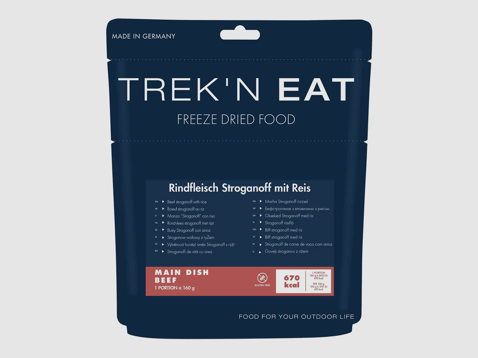 Trek'n Eat Beef Stroganoff with Rice
