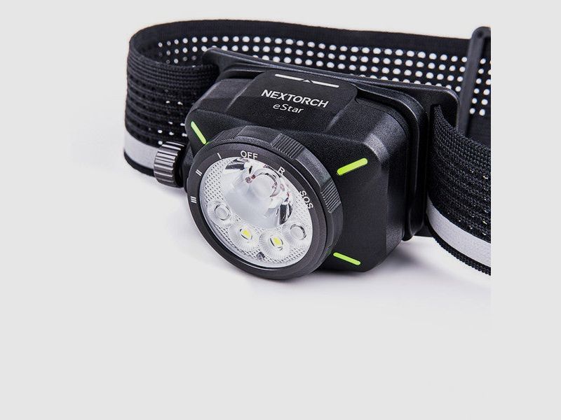 NEXTORCH eStar - Lampe frontale LED ultralégère et rechargeable