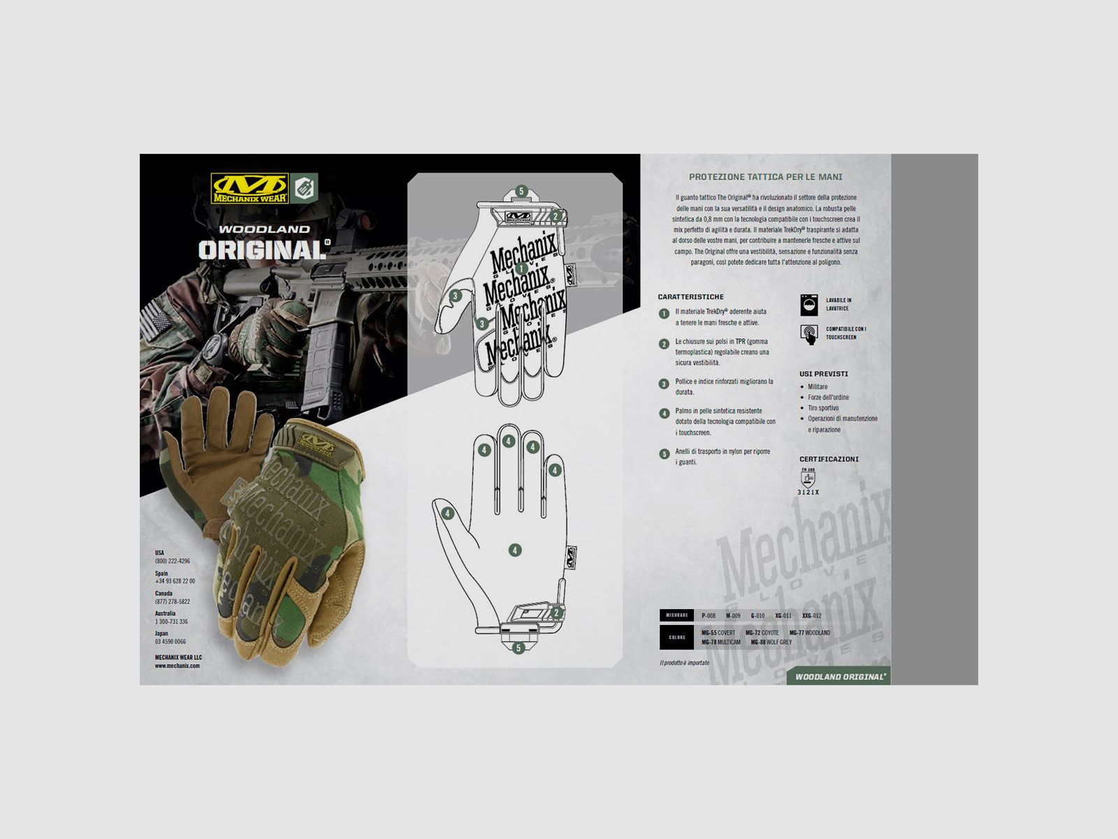MECHANIX WEAR – THE ORIGINAL® MULTIPURPOSE WORK Woodland, image 3 of 9