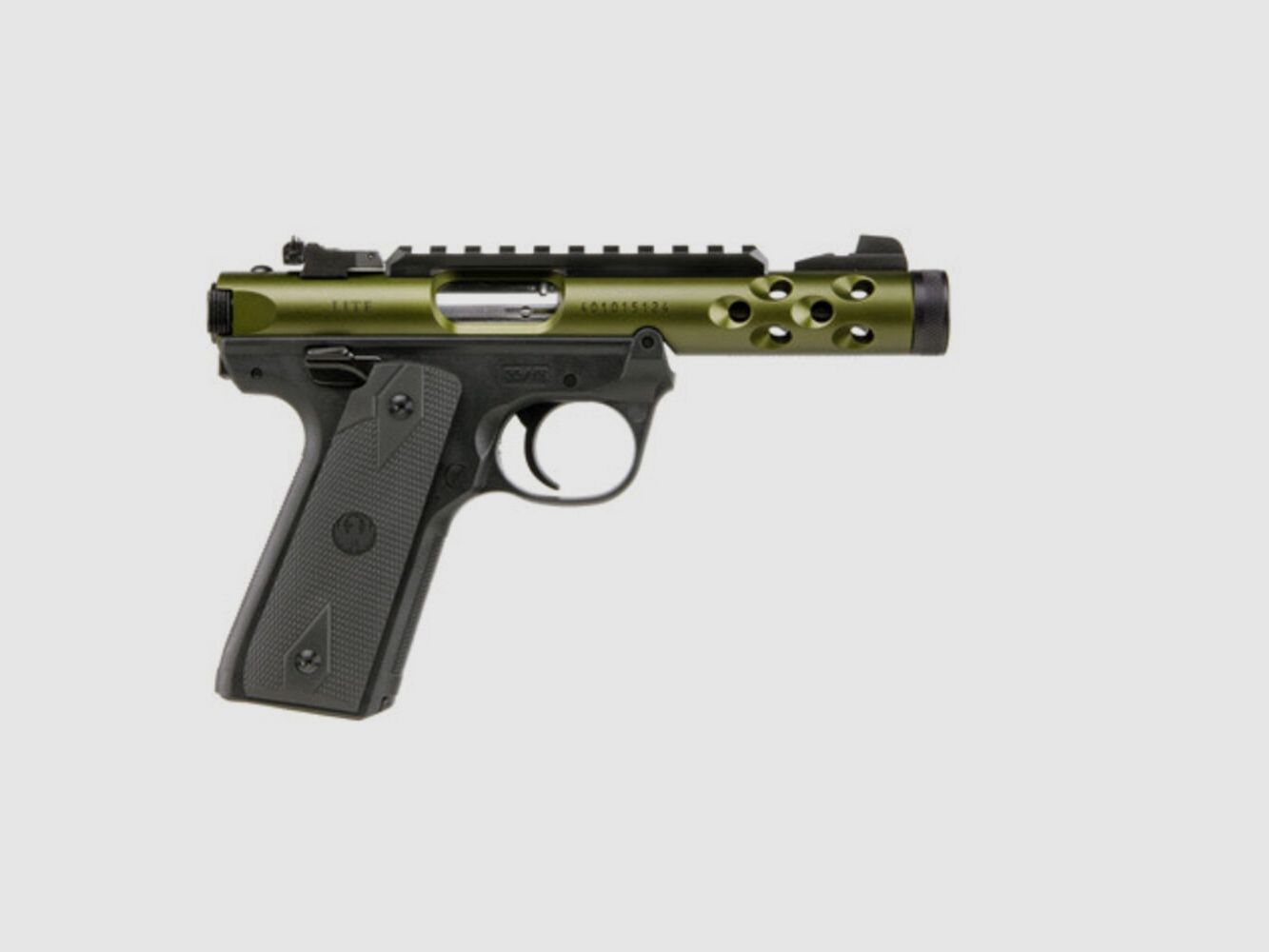 Ruger MARK IV 22/45 LITE .22 LR 4,4"/11,18CM OD GRÜN ANODIZED 1/2"-28