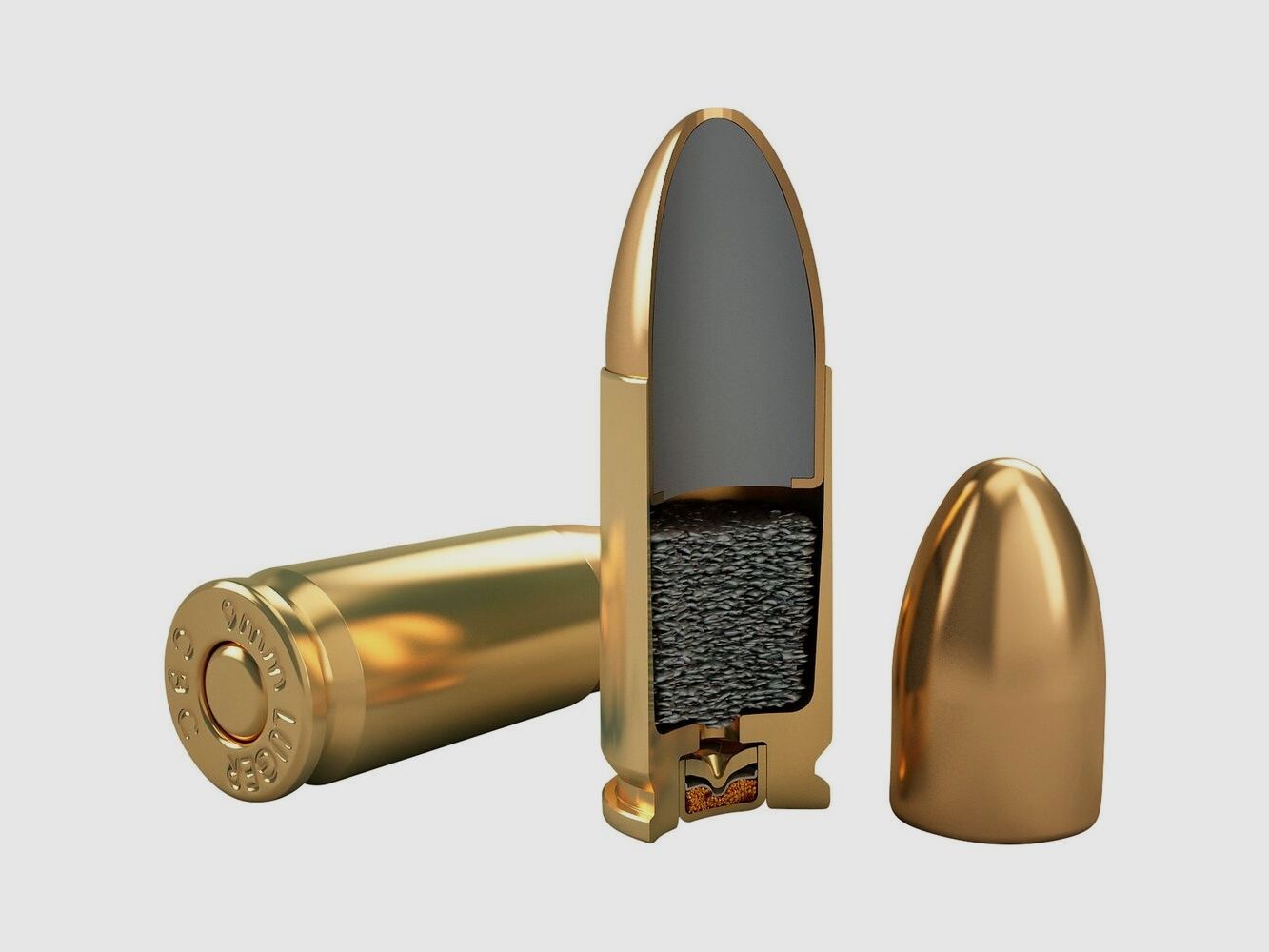 Magtech 9 mm Luger Vollmantel 8,0g/124grs.