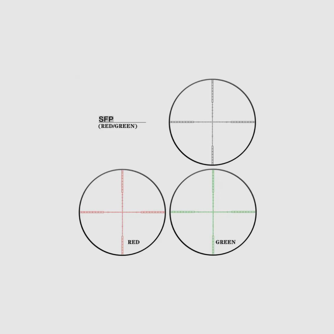 Discovery Optics 3-12x42 Zielfernrohr, 25,4 mm Rohrdurchmesser mit Seitenrad und Ringhalterung