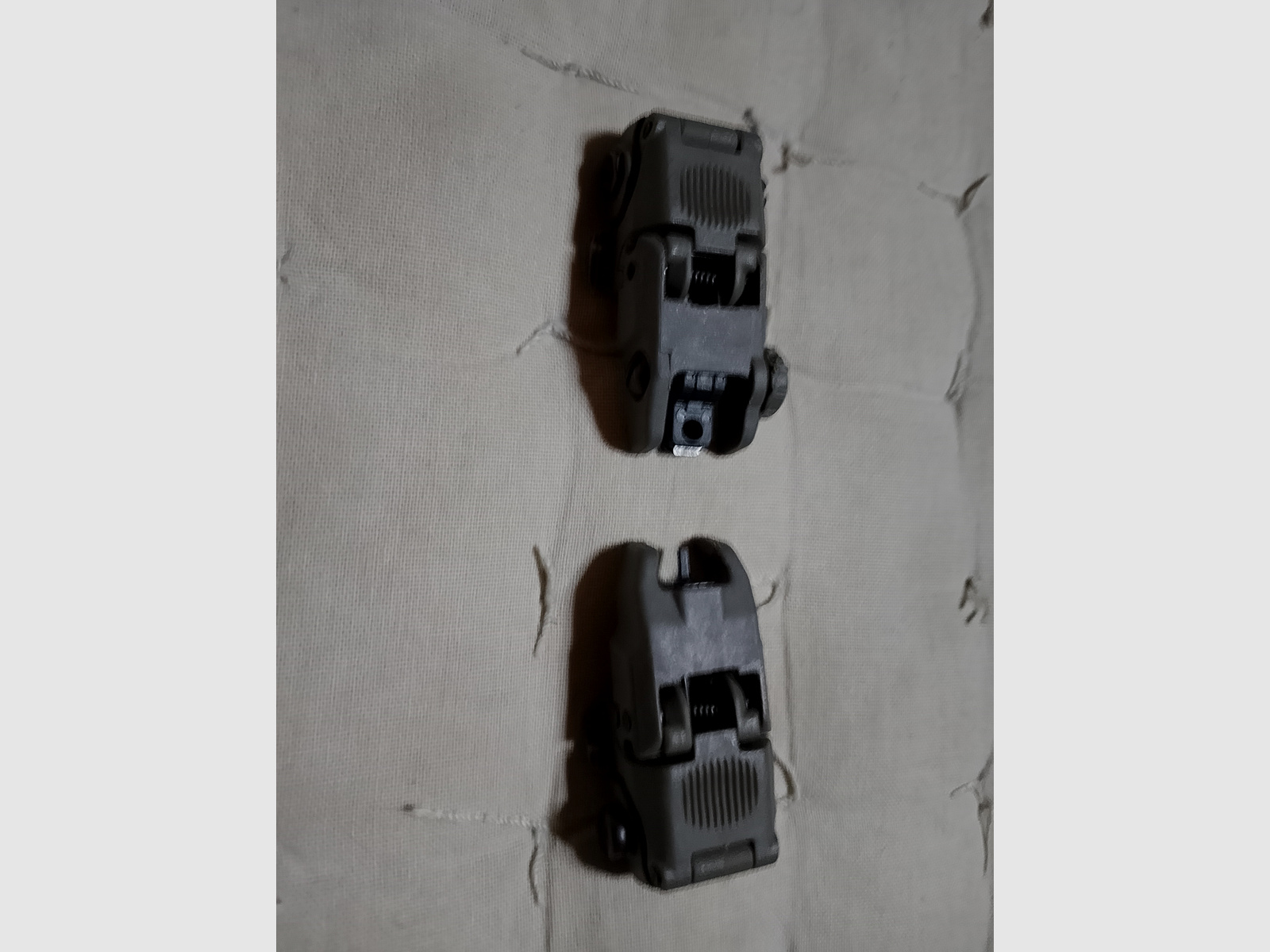 Flip Up Sight Picatinny 21mm Rear and Front Sight set Camouflage beige Paintball Marker Airsoft Rifle Universal