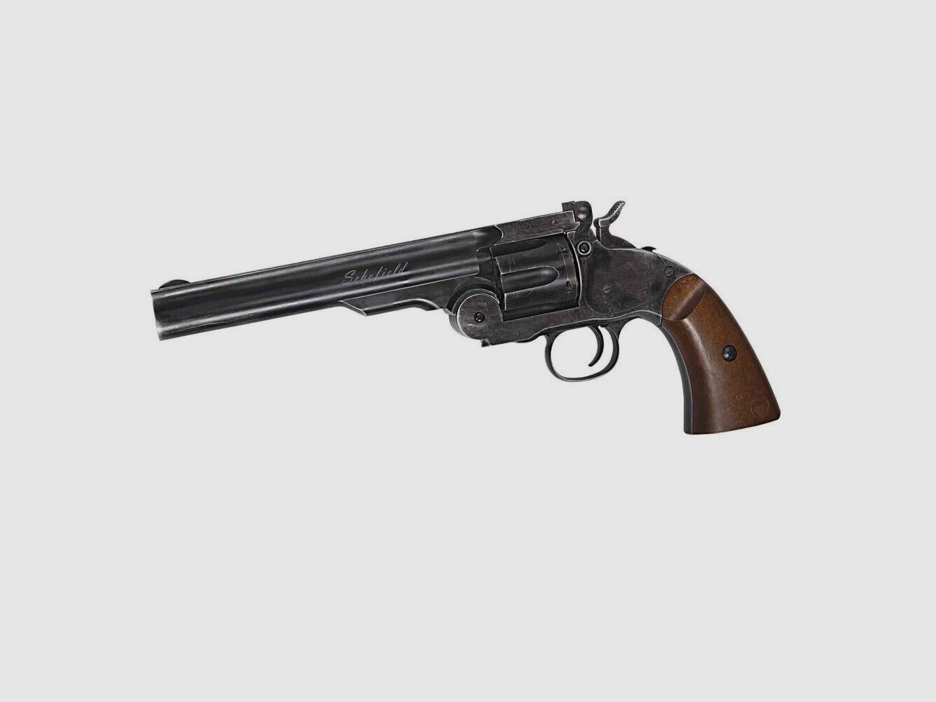 Asg Schofield 6" CO2 Black Full Metal 4.5 Pellets, image 1 of 2