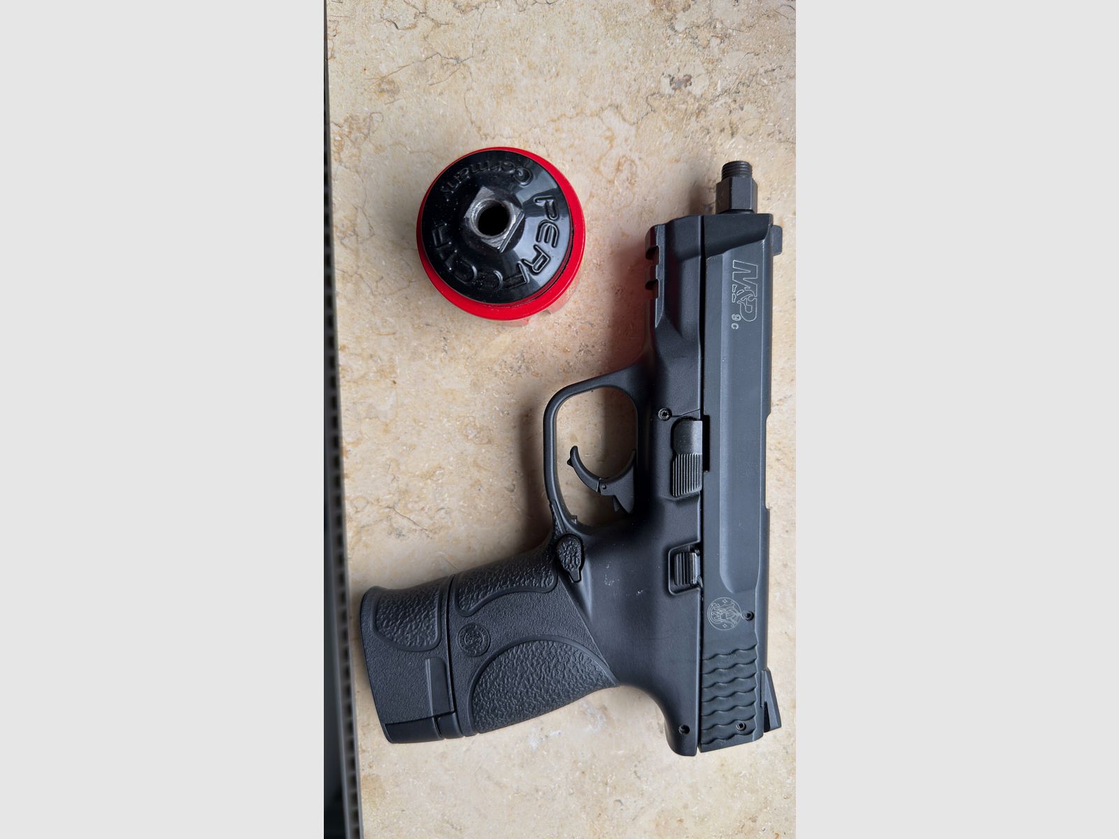 Smith & Wesson M&P 9c Schreckschusspistool 9 mm P.A.K. – Topstaat – slechts 100 schoten