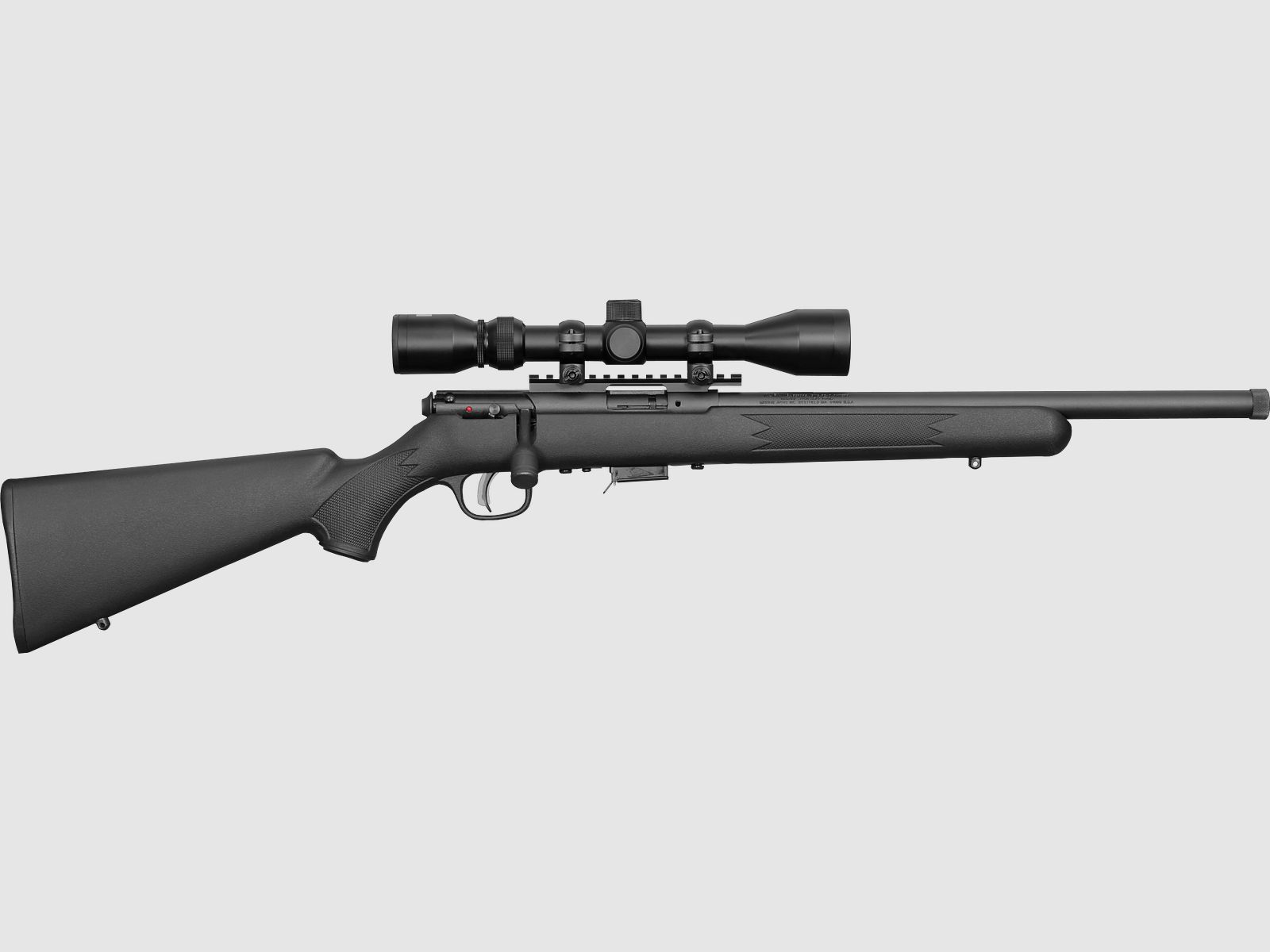 Savage Firearms 93R17 FVXP-SR .17 HMR 16,5"/42cm 1/2"x28 mit Weaver Zielfernrohr 3-9x40