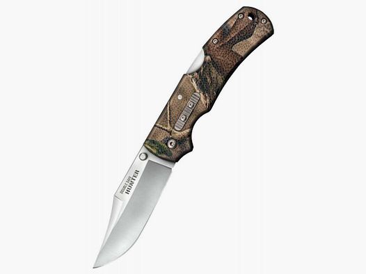 Cold Steel Double Safe Hunter Taschenmesser, Camouflage, mit Kunststoff-Clip