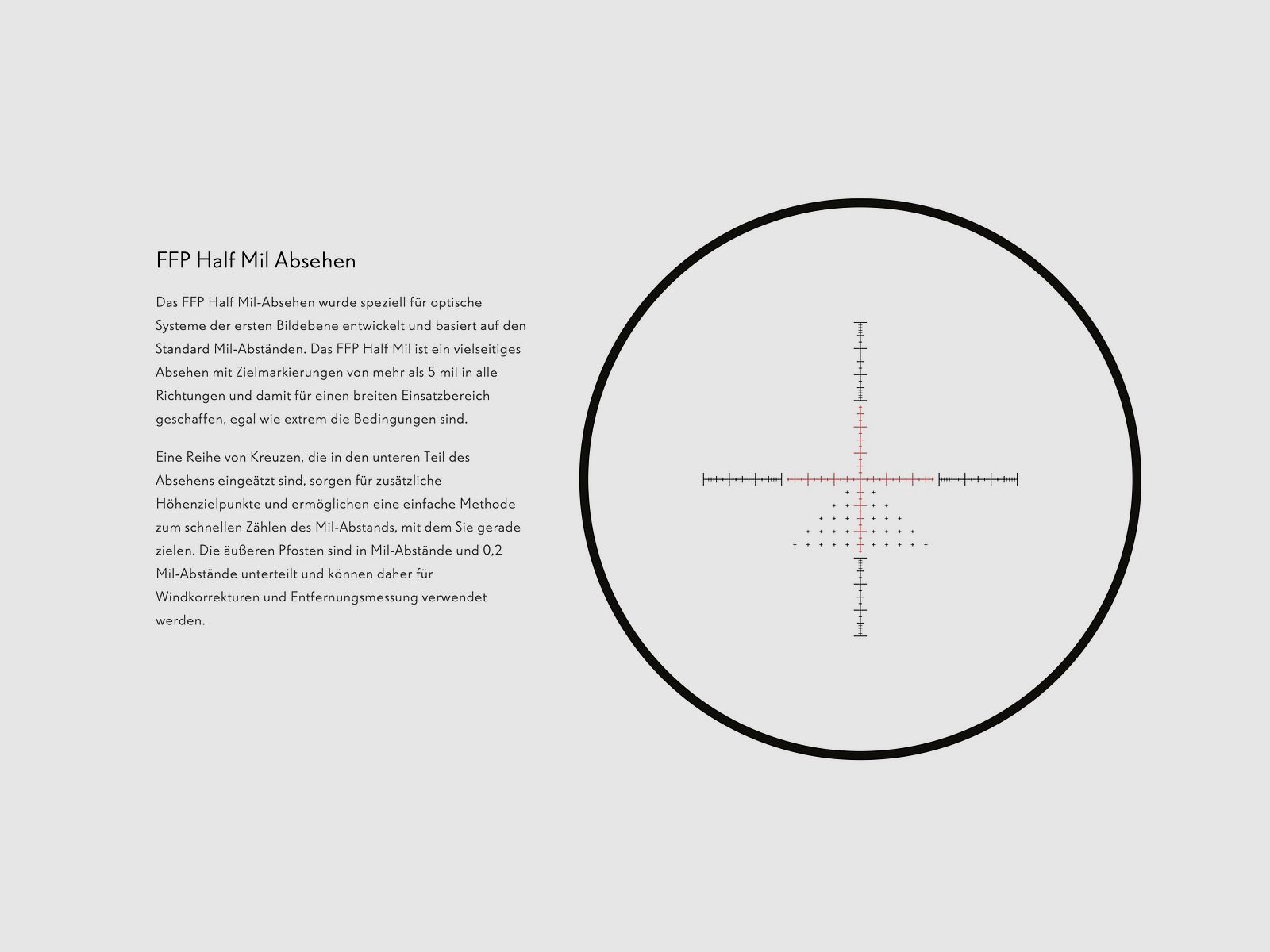 HAWKE 17460 Zielfernrohr Sidewinder 30 FFP 6-24x56 FFP Half Mil Absehen