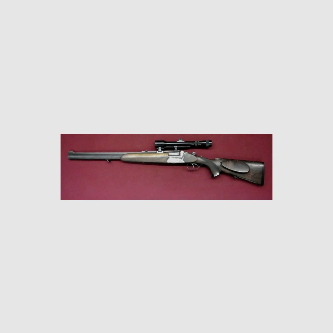 Anton Sodia break-action rifle with BBF & BDF interchangeable barrel