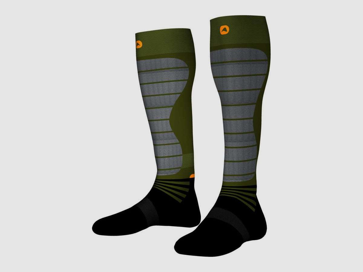 Chaussettes hautes Monnet Hunting Expert kaki - P.43/44