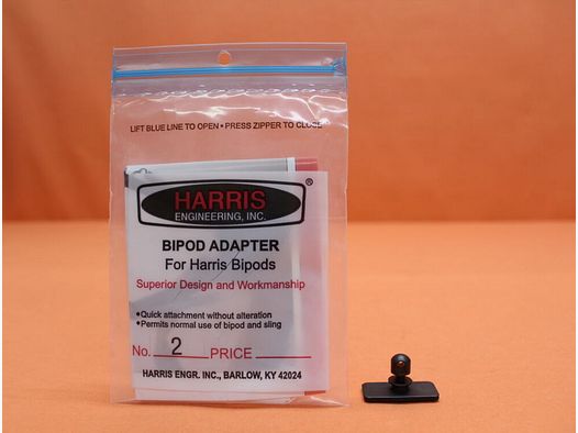 Harris Harris Adattatore No.2: Occhiello per cinghia 9mm M5 con piastra rettangolare dritta