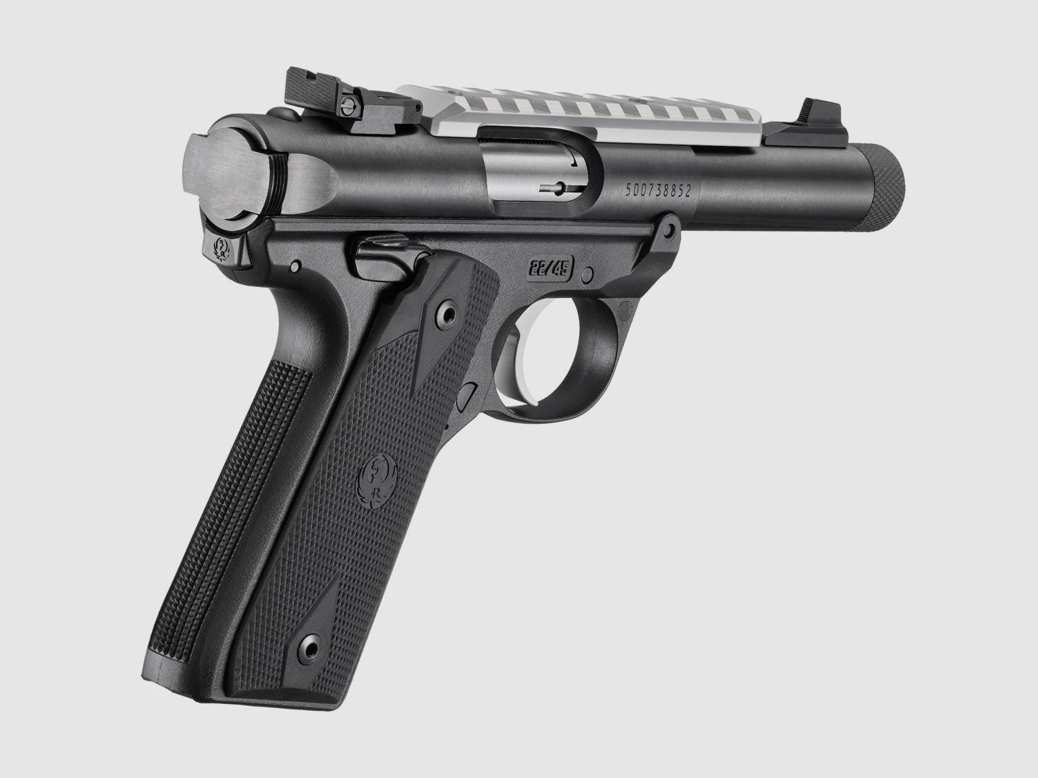 Ruger Mark IV 22/45, LL 4,4", 10 +1 coups, cal. .22lr, filetage 1/2"- 28, noir, image 4 sur 6