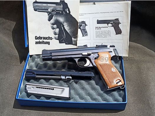 SIG M. 210-1 with interchangeable system and valid proof