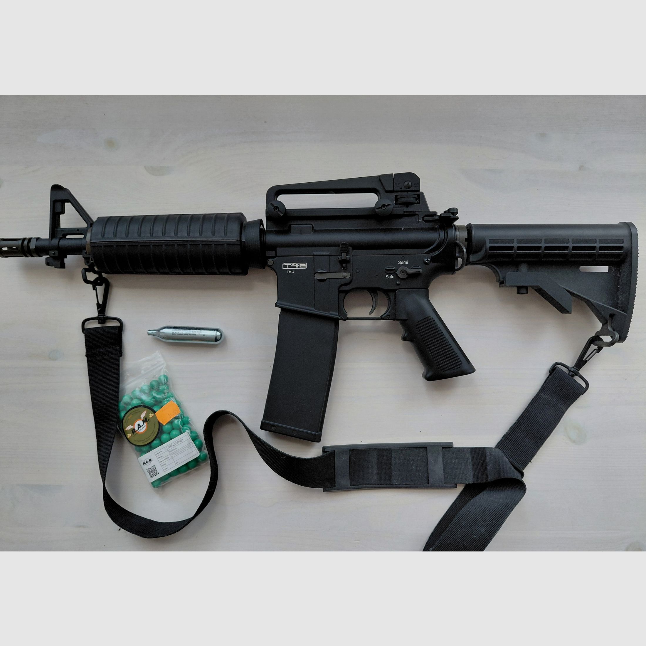 T4E TM4 CO2 RAM Gewehr Kal. 43 schwarz gebraucht
