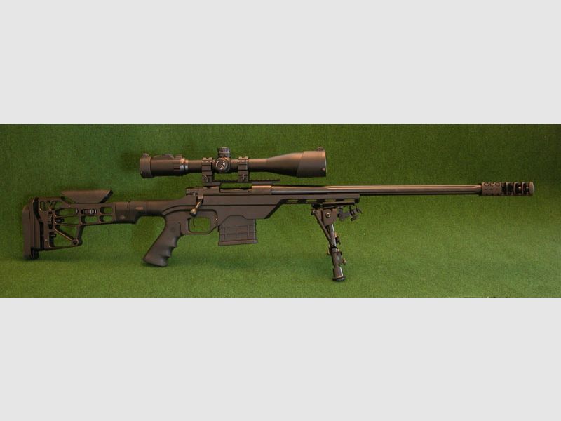 Accuracy HOWA 1500 cal. 308 Win sniper custom-made LSS skeleton folding stock 4-chamber brake scope UTG-Swat