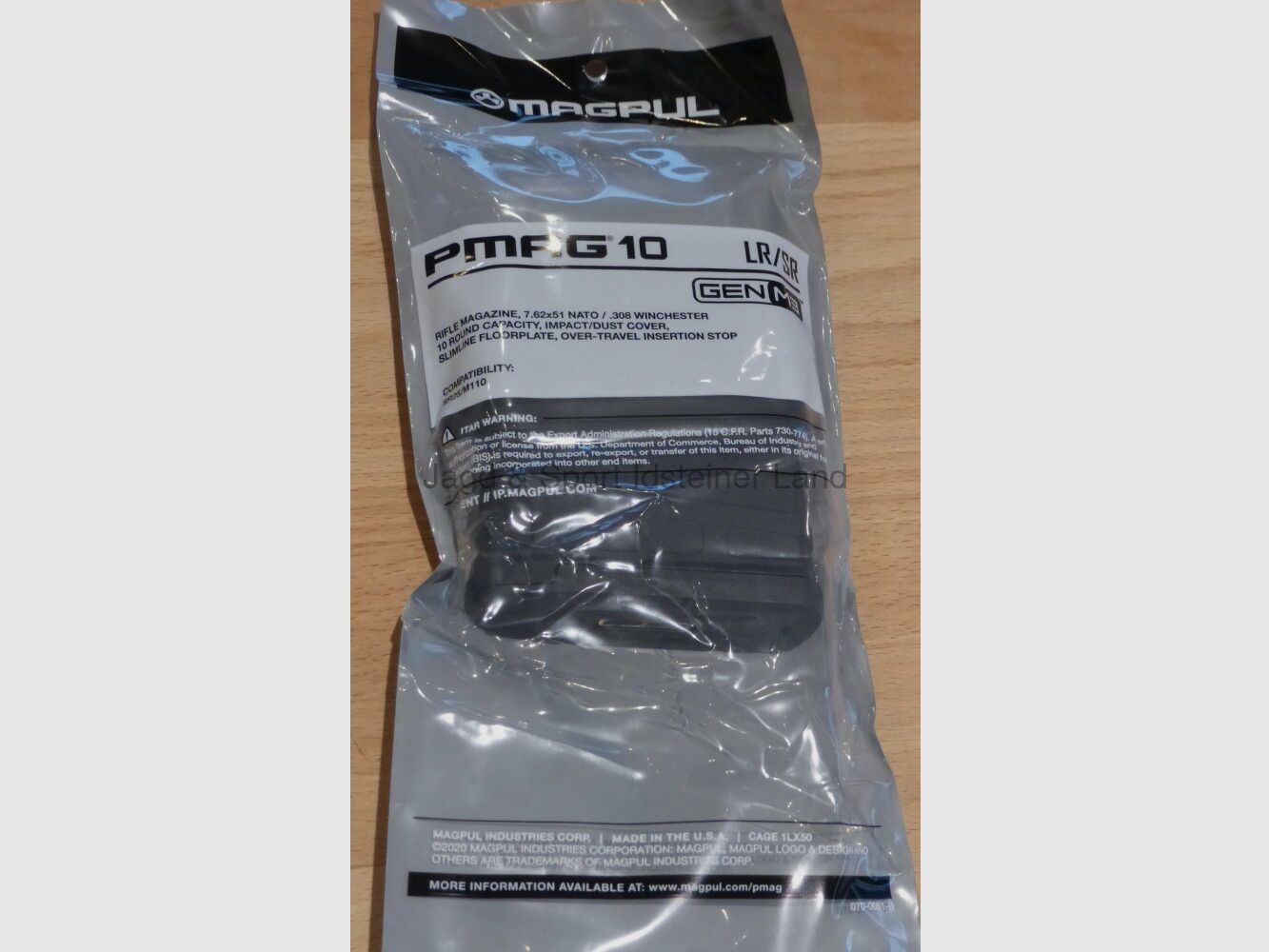 Magpul PMAG Gen M3 10LR/SR -MAG290-BLK-