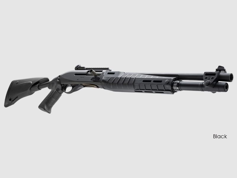 Benelli – semi-automatische geweren / M2-G1 / Ick / telescoopkolf / 47cm / 12/76 / ghost sight / 7 schoten / zwart, afbeelding 3 van 3