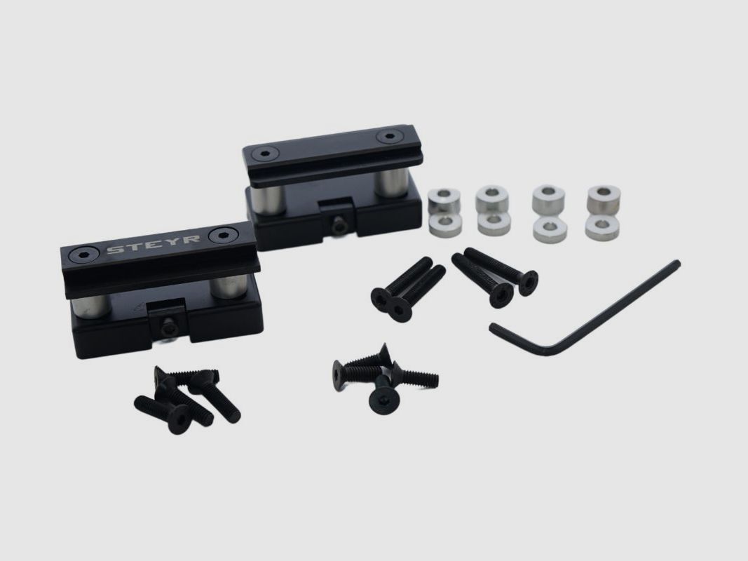 Visiererhöhungen 10,5mm für Steyr Pressluftgewehre LG88 / LG91 / LG100