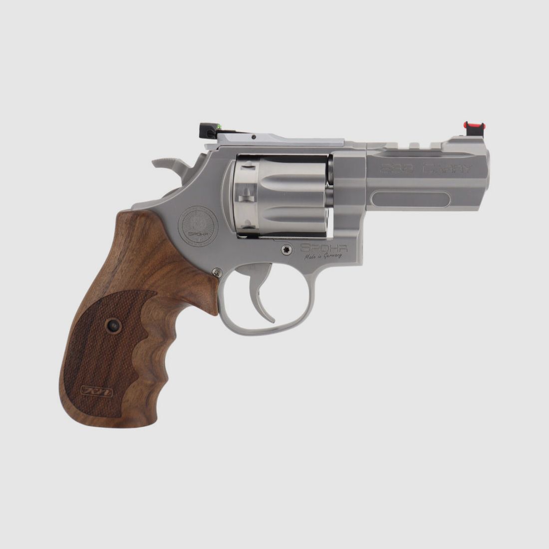 Spohr 283 Carry RVS 3" Revolver Gemaakt in Duitsland 3 Zoll Jacht & Sport