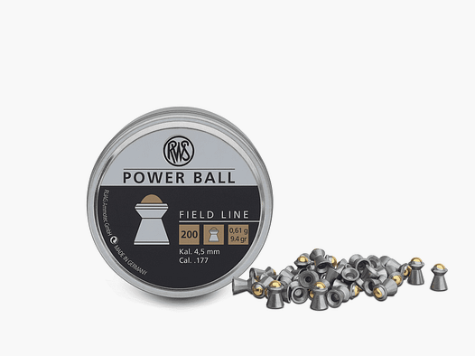 RWS FIELD-L Pow Ball Diabolo 4,5 mm 0,61g BLI 200 pz