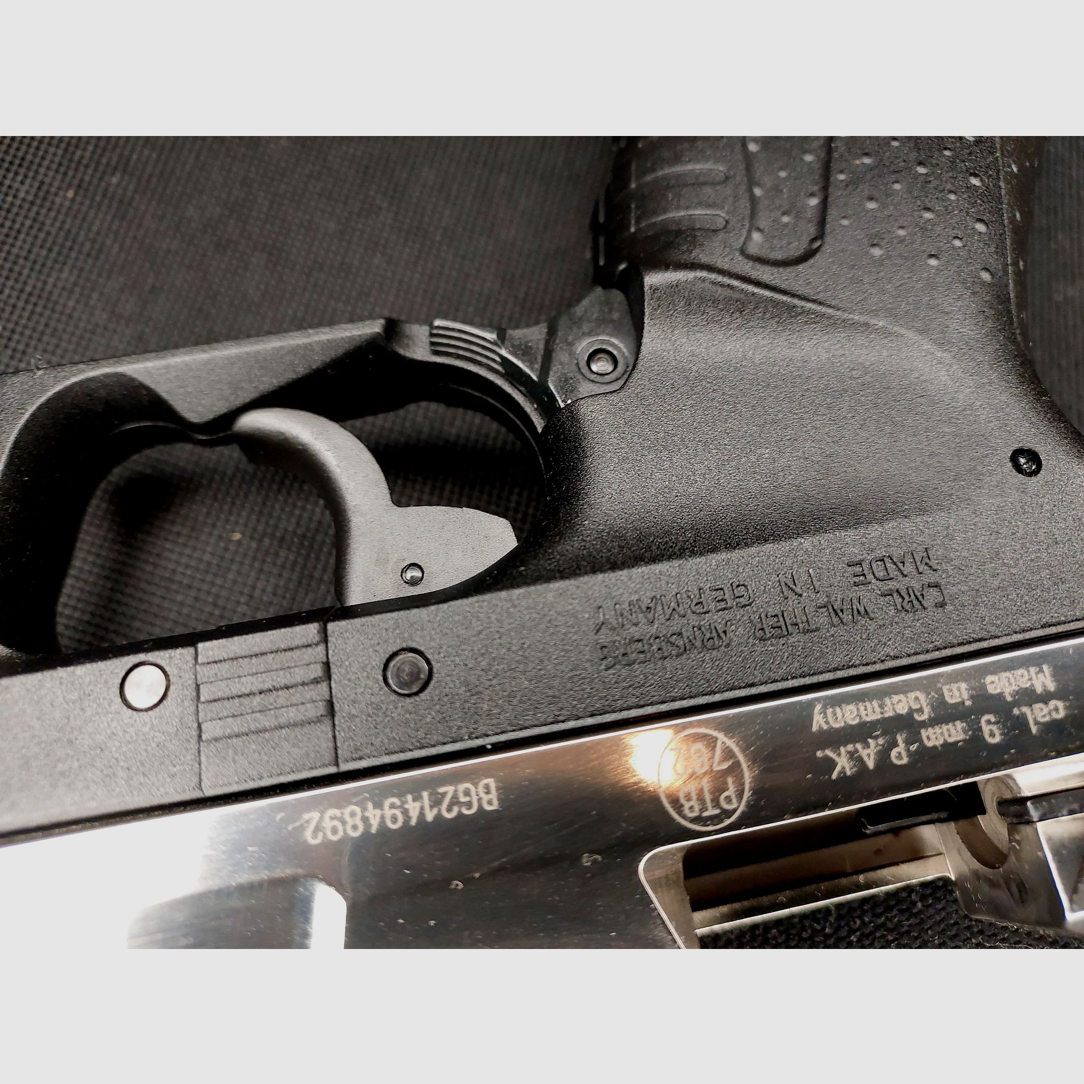 Premium Walther P99 SV NKL Schreckschusspistole 9 mm P.A.K. (PTB 762) P 99 Nickel-Finish [CNC-gefräster Stahlverschluss NKL] NEU!