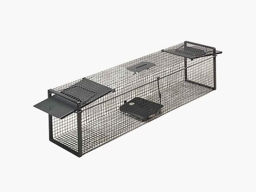 Pułapka na żywe zwierzęta – dwa składane drzwi