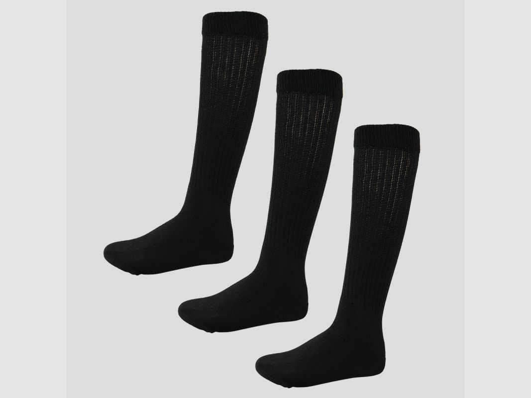 3 Paar hohe schwarze Socken 39/42 & 43/46, Bild 2 von 9